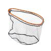 Ori Fishing Tackle Oval Flat Rubber Net, 55cm X 40cm, Landing Net (Orange)