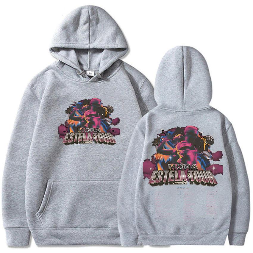 Толстовка Mora Estela с графическим принтом, флис, удобная толстовка, поп-готика, гранж, одежда, повседневные свитера Ropa Hombre