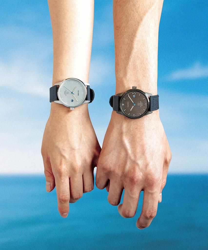 Часы TRIWA HUMANIUM TIME FOR PIECE Ремень из переработанного холста, регулярный импорт, Швеция, скандинавский дизайн, мужские и женские (унисекс) HU39GB-CL080701