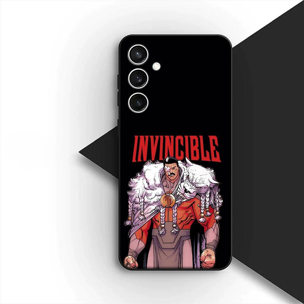 Omnis I-Invincibles Man Silicone Cover for Samsung Galaxy S25 S24 S23 FE Ultra Plus S7 Edge S25+ S24+ A56 5G + Coque Phone Case