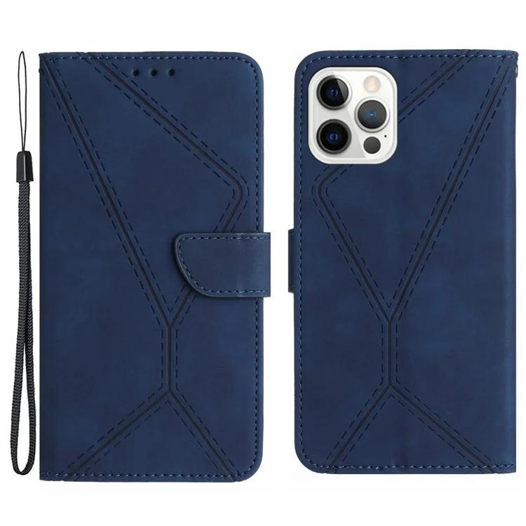 HT05 For iPhone 16 Pro Max Case Leather Phone Cover Card Cash Slots Stand Feature