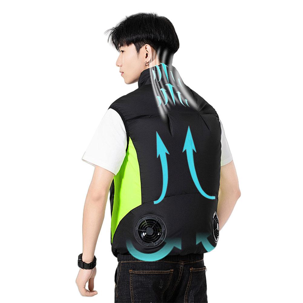 Summer Air-conditioned Clothes for Men Women Hiking Clothes for High Temperature Work Fishing Vest