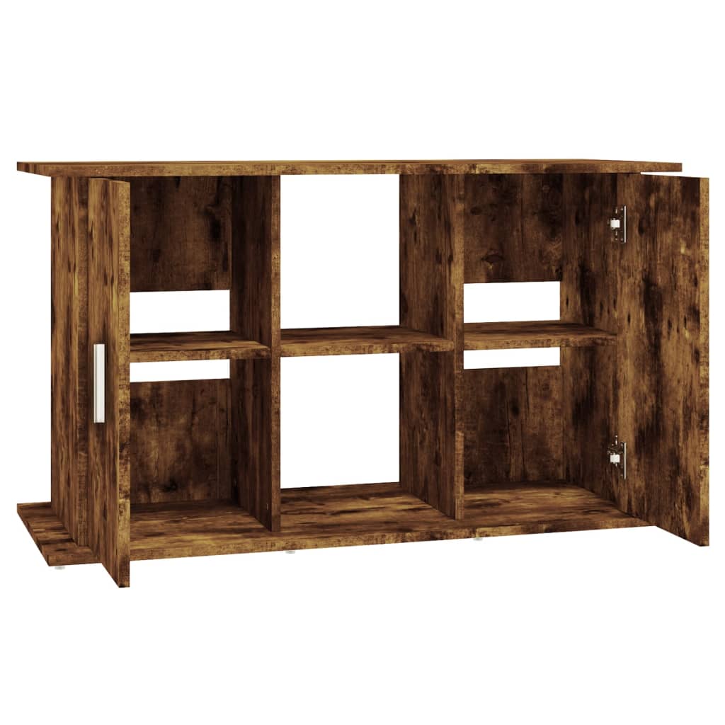 Aquarium Stand Smoked Oak Finish 101 x 41 x 58 cm Engineered Wood