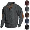 Spring And Autumn Men's Standing Collar Sweatshirt Is Outdoor Casual Sweaters Tops