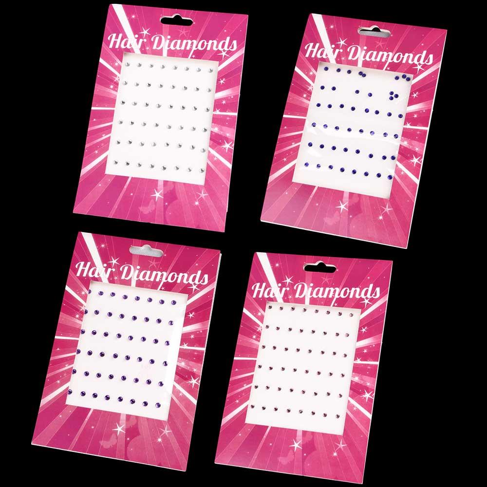 2 Bags Hair Styling Hairdressing Hairdo Supplies Hair Dress Accessories Hot Drilling Crystal