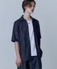 AREUBAN Western Indigo Half Shirt_Blue