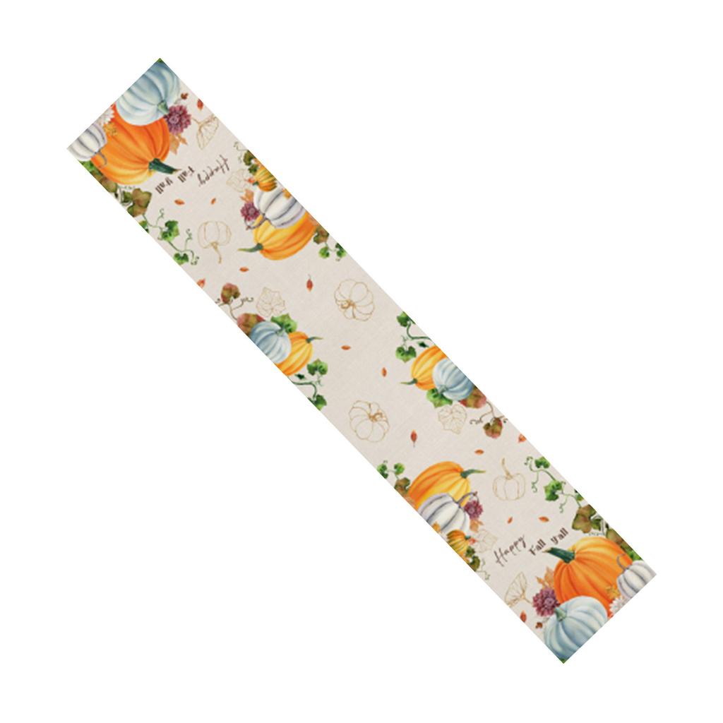 Thanksgiving Dining Table Runner  Maple Leaf Wedding Decor Table Cloth For Dining Table