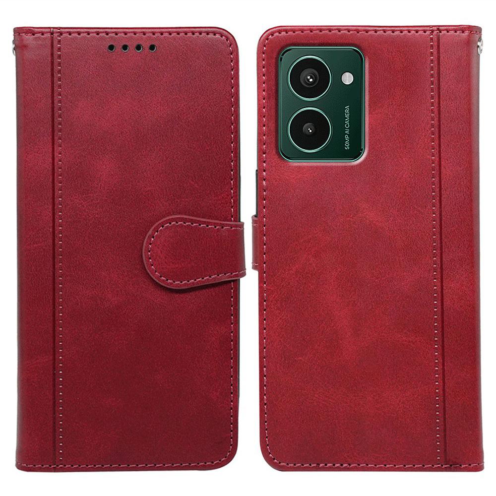 Для HMD Pulse Pro Чехол Текстура телячьей кожи Подставка Книжный стиль Чехол для телефона