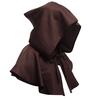 Fashion Ornaments Festival Medieval Cowl Women Monk Men Renaissance Halloween Hat Cosplay Hooded Cape
