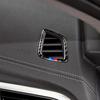 For BMW 1 / 2 Series F20 F21 2012-2016 Carbon Fiber Car Air Outlet Decorative Frame Trim Sticker Refitting Interior Accessories