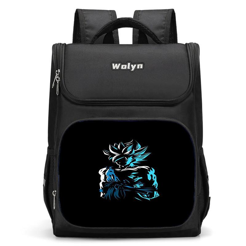 Spacious Dragon Ball Backpack For Kids Lightweight Oxford Cloth School Bag