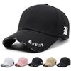 Men's Baseball Cap Women's Outdoor Hard Top Large Head Cap with Letters