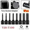 1 шт. Адаптер для торцевой головки электроинструмента длиной 78 мм, метрический хвостовик 1/2 дюйма, торцевой гаечный ключ, торцевая головка Torx