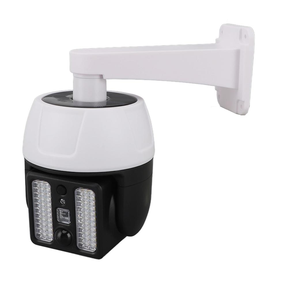 Поддельная камера видеонаблюдения на солнечных батареях с мигающим красным светодиодом. Имитация камеры видеонаблюдения с