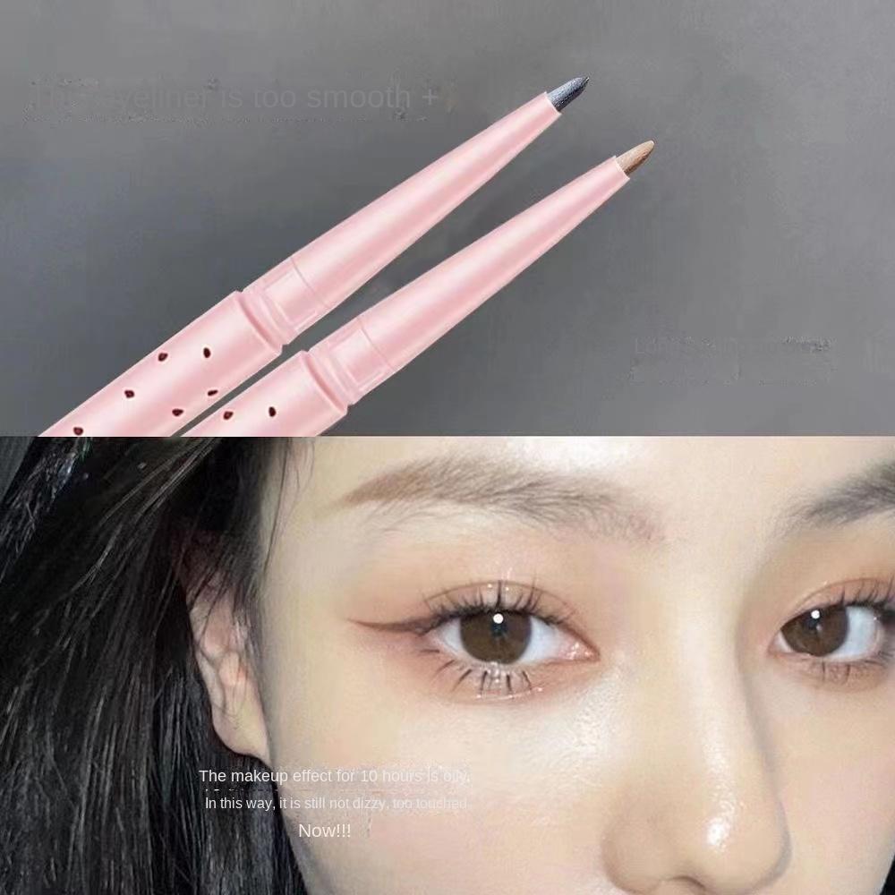 Цветная клейкая подводка для глаз, долговечная, водостойкая, ее нелегко размазать, гладкий естественный макияж, трехмерная клейкая ручка для начинающих, студентов, новичков