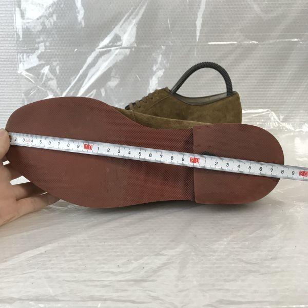HUSH PUPPIES Замшевые туфли с простым носком Мужские 24.5 Коричневые Деловые(ИСПОЛЬЗОВАЛ)