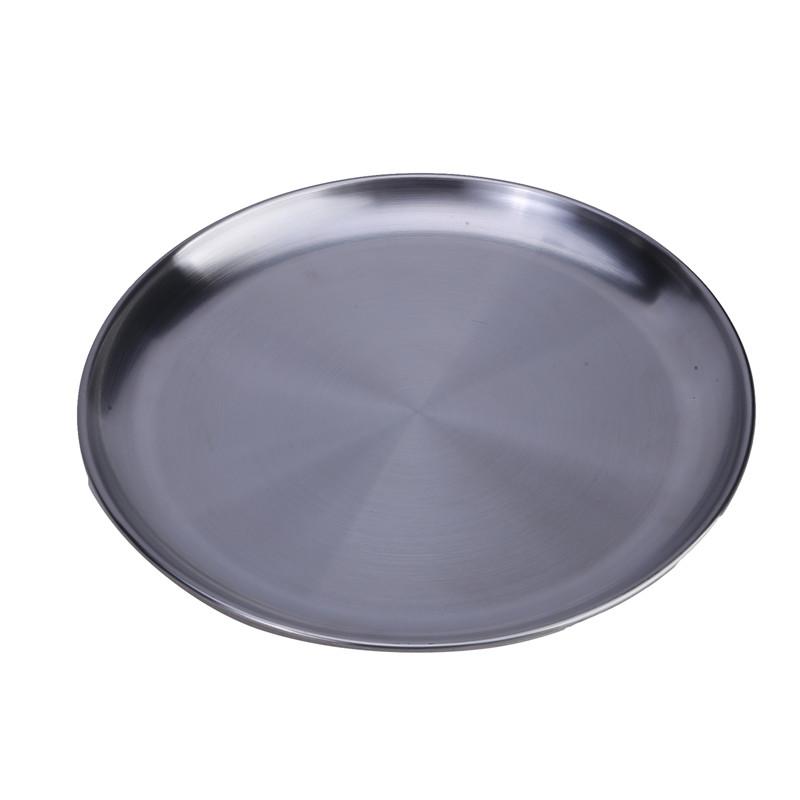 Винтажный поднос из нержавеющей стали с золотым декором для десерта и кофе, кухонная тарелка для торта, поднос для сервировки блюд в западном стиле