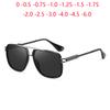 Diopter 0 -0.5 -0.75 To -6.0 Anti Glare Driving Square Nearsighted Sunglasses Polarised Uv400 Miopia Prescription Sun Glasses