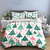 Christmas Tree Print Bedding Set Bedding Duvet Cover Set Duvet Cover Pillowcases (1 * Duvet Cover 2 * Pillowcases, without duvet insert)