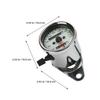Retro LED Motorcycle Odometer Digital Dashboard Gauge with Dual Trip Meter Indicator Light Clear Display for Motorbike