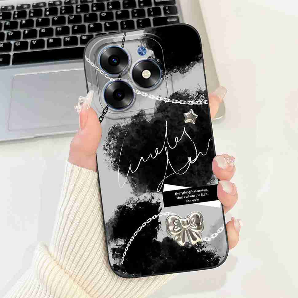 Silicone Casing For Tecno Spark Go 2024 BG6 Cases Soft Shell New Fashion Animal Phone Cover For Tecno SparkGo 2024 Bumper