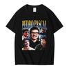 Classic American Movie TV Actor Pedro Pascal Graphic T-shirt Men Women Cotton Casual T Shirts Tops Oversized Vintage Streetwear
