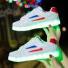 Fashion Hot Sale 2024 Adult Womens Mens Kid Luminous Sneakers Glowing USB Charge Boys LED Colorful Light-up Shoes Footwear Dancing Shoes