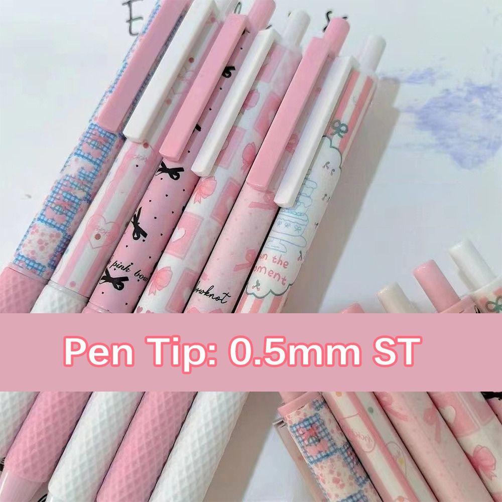 Black Ink Signature Pen 0.5mm Writing Stationery Creative Black Gel Pen Student