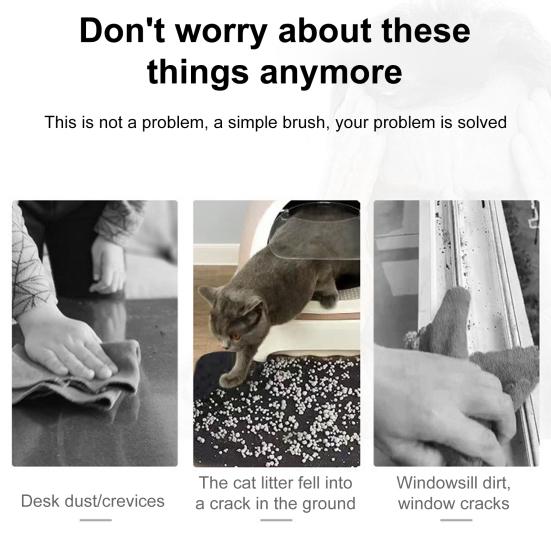 Mini Broom Dustpan Set Compact Lightweight with Hanging Hole Soft Durable Bristle Scratch-free Cleaning Tools Hamster Small Pet Supplies