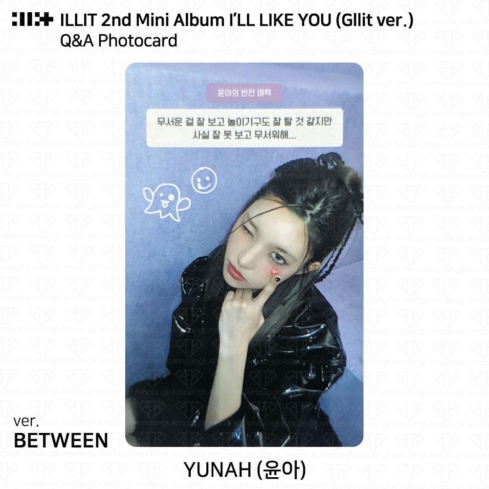 ILLIT 2-й мини-альбом I'LL LAKE YOU Gllit Ver To с фотокарточкой Between Photocard Photo