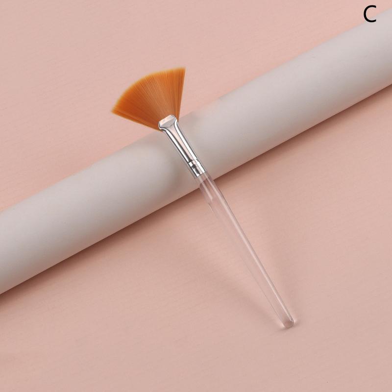 Практичные кисти для лица Веерные кисти для макияжа Мягкие портативные кисти для масок Косметические инструменты