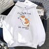 Angry Cat Print Women's Hoodie
