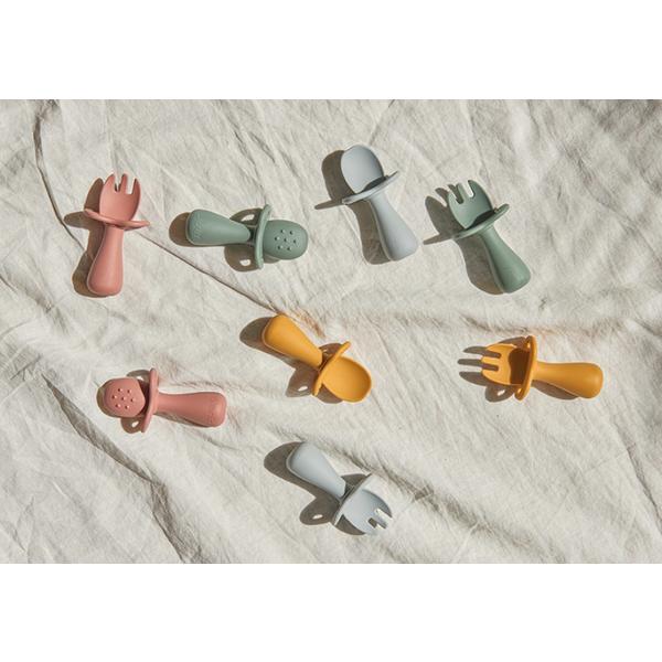 Lalabee Aijudo Spoon Fork Set + Case, 01 Red (Spoon Fork Set), 1 Set, Korean Popular Tableware