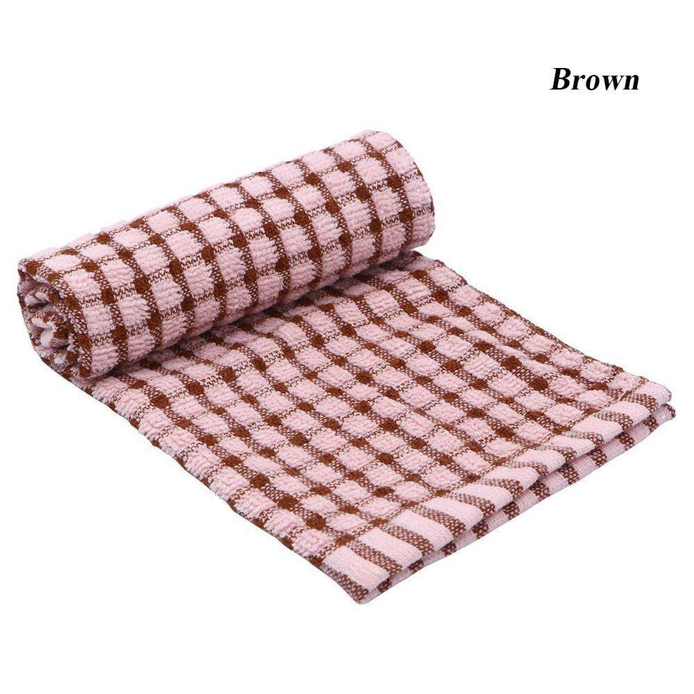 Kitchen Absorbent Non-stick Micro-fiber Terry Cotton Cleaning Cloth Tea Towel