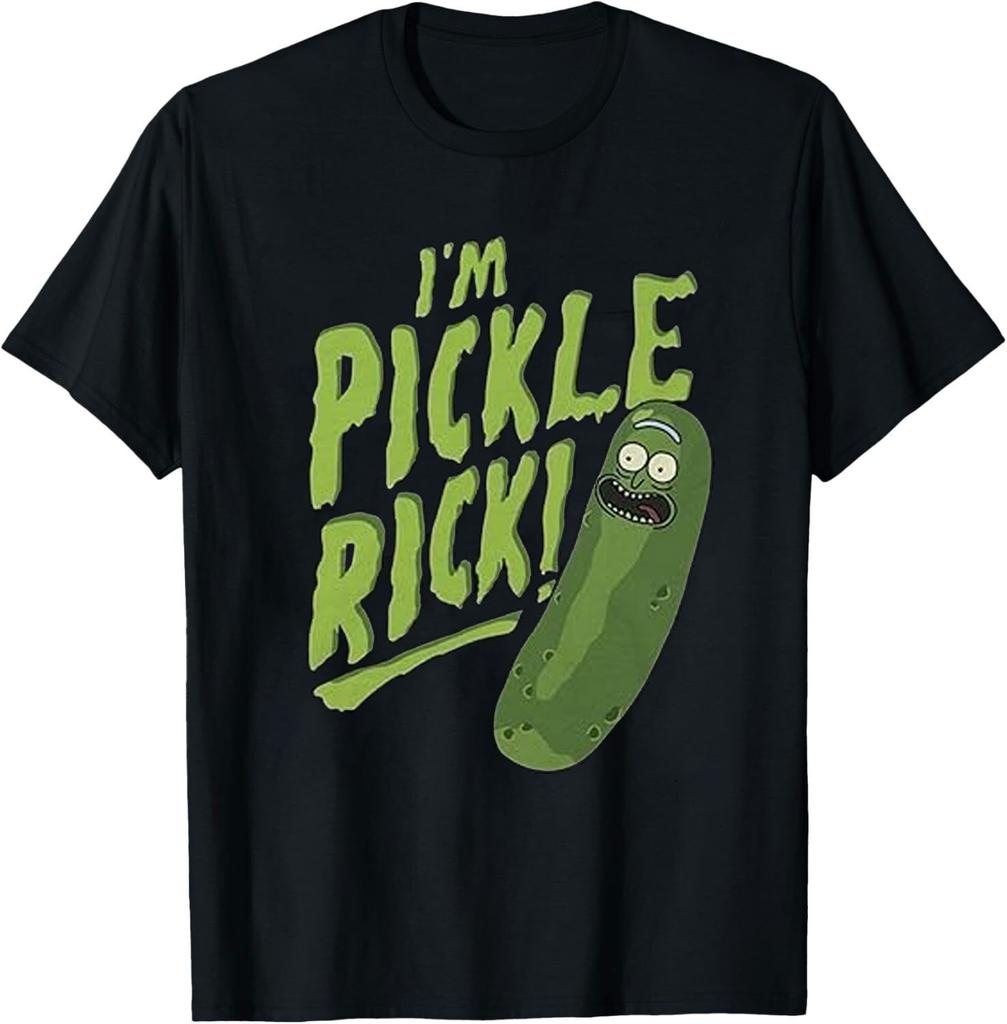 Я Огурец Рик Мужская футболка Крутой и Смешной Дизайн Морти Швифти Дизайн Шутки Уличная Одежда Повседневная Футболка Топ Смешные Футболки Хлопковые Футболки