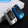 Car Key Case Cover For Volkswagen VW Polo Golf 7 MK7 Tiguan Passat For Skoda Octavia Kodiaq Karoq For Seat Ateca Leon Key Bag