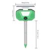 Solar Mole Repellent Ultrasonic Outdoor Pest Bird Squirrel Animal Repeller IP66 Waterproof 110 Degrees  PIR