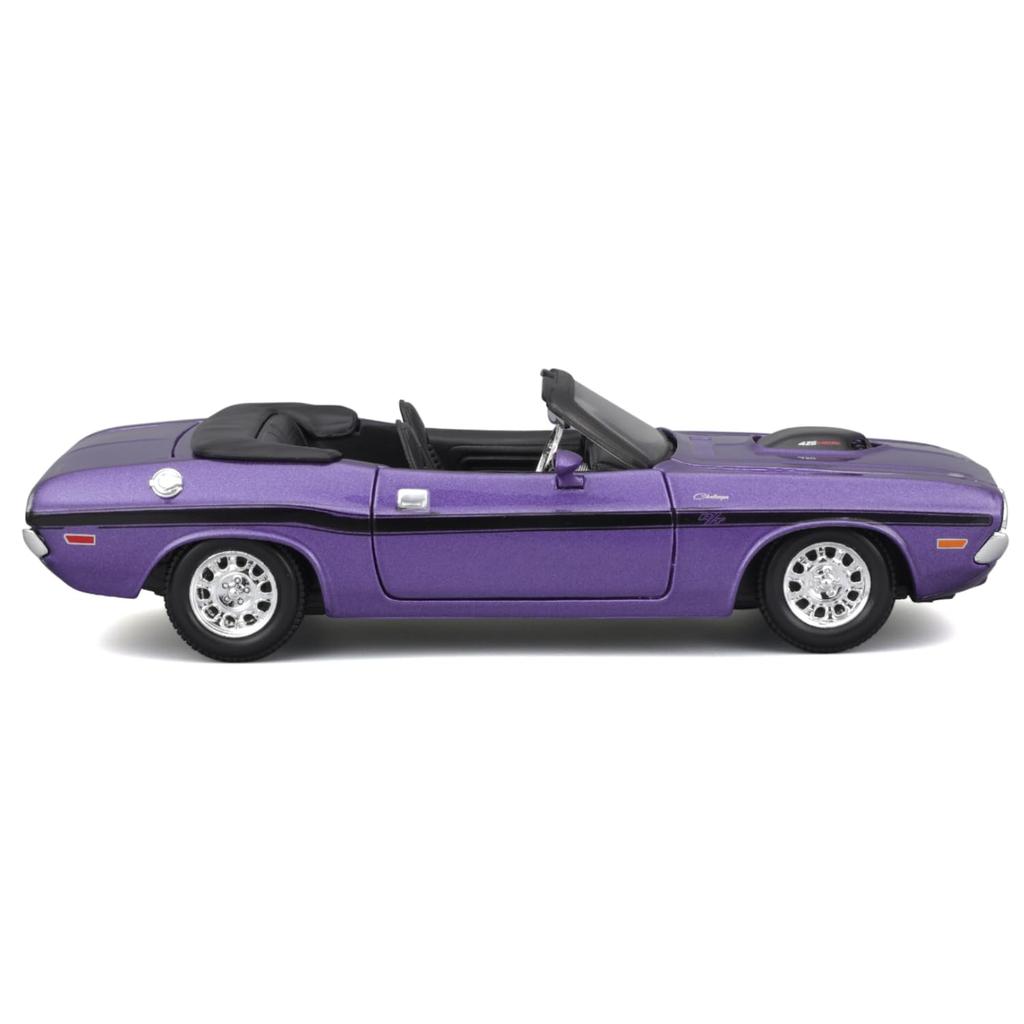 Maisto Масштабная модель Dodge Challenger 1970 Кабриолет Фиолетовый Литая модель Готовая 31264 1/24 / Автомобиль, Продукт,