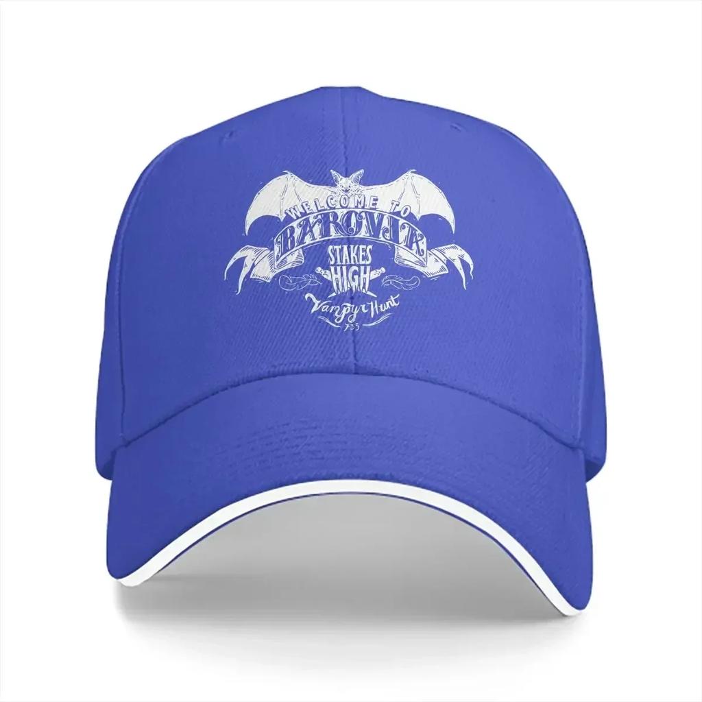 Washed Mens Baseball Cap Welcome To Barovia Vampyr Hunt Crest Trucker Snapback Caps Dad Hat DnD Game Golf Hats