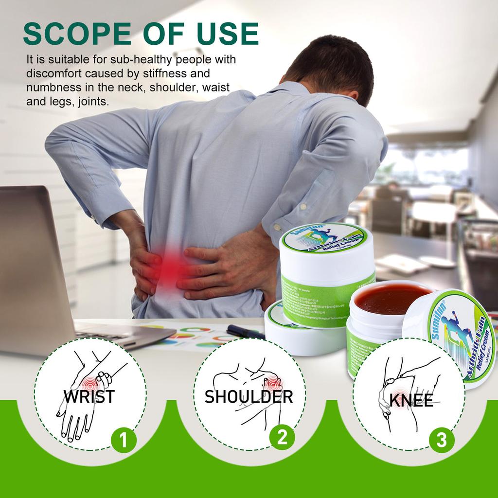 Sumifun Lumbar Elbow Knee Care Balm Massage Cream Pain Relief Ointment