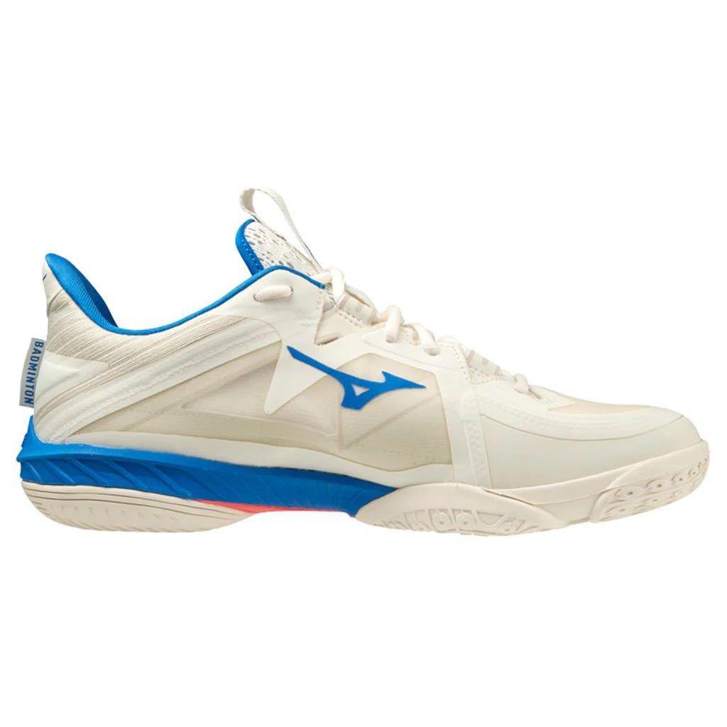 Mizuno Унисекс Wave Claw Neo 2 Бадминтонные кроссовки Белый Синий Красный 71GA227010