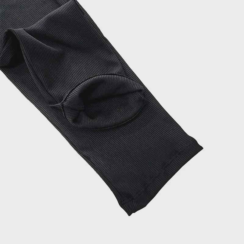 Черный комбинезон для беременных в европейском и американском стиле: Летняя повседневная, приподнимающая бедра, облегающая верхняя одежда