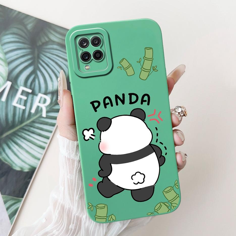 Чехол для Samsung Galaxy A22 4G SM-A225F Милый мультяшный чехол-панда Ударопрочный чехол для телефона для Samsung A22 A 22 5G A226B Мягкие чехлы