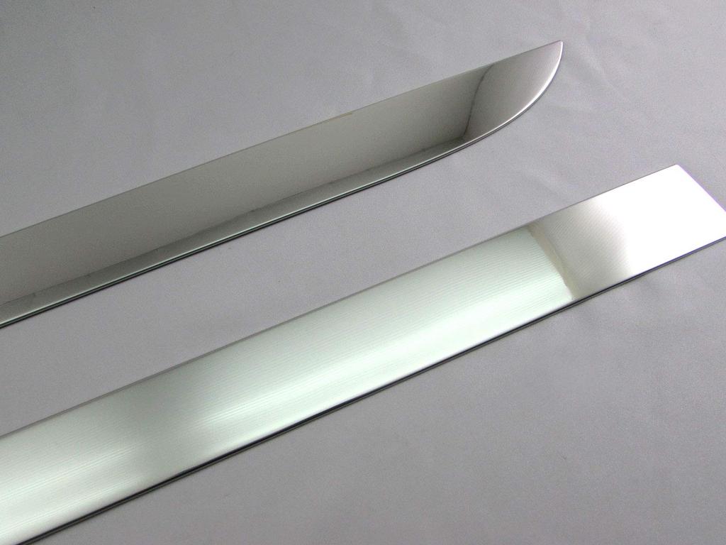 BRIGHTZ Prius Alpha ZVW40W ZVW41W Finish Stainless Steel Plated Side Door Molds for ZVW Prius Alpha Ultra-Mirror (4-Piece Set) [SID-MOL-112] ZVW40,