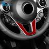 Real Carbon Fiber Car Steering Wheel Cover Trim Sticker For Mercedes Benz Smart 453 Fortwo/Forfour 2016 2017 2018 2019 2020-2025