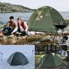 GEERTOP 2 Person Solo 4 Double Water Pressure Resistance Mountaineering Tent with Cold Easy Army Green Tent, Tent, Lightweight, Seasons, Layer,