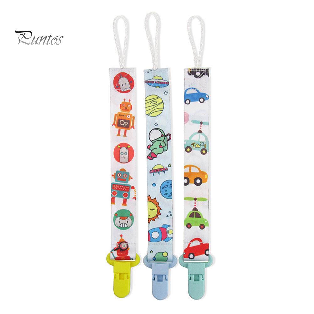 Puntos Cartoon 3 шт./компл. милый держатель для пустышки с зажимом для соски-пустышки для прорезывания зубов