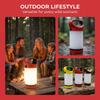LED Lighting Outdoor Tent Lamp Portable Design Household Use LED Lantern Hanging Function Power Outage Lighting Camping Lamp