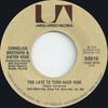 7-дюймовая пластинка CORNELIUS BROTHERS & SISTER ROSE - Too Late To Turn Back Now 50910 United Artists 1972 US Соул/Фанк Б/У