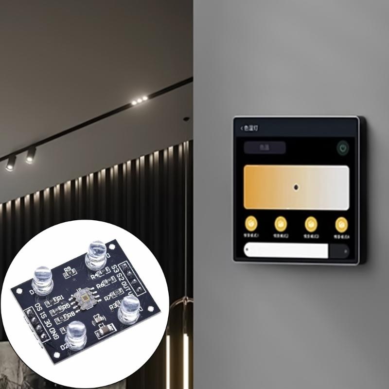 TCS230 TCS3200D Programmable Color Recognition Sensors Module AntiLight Interferences Wide Voltages 3 V 5V Compatible